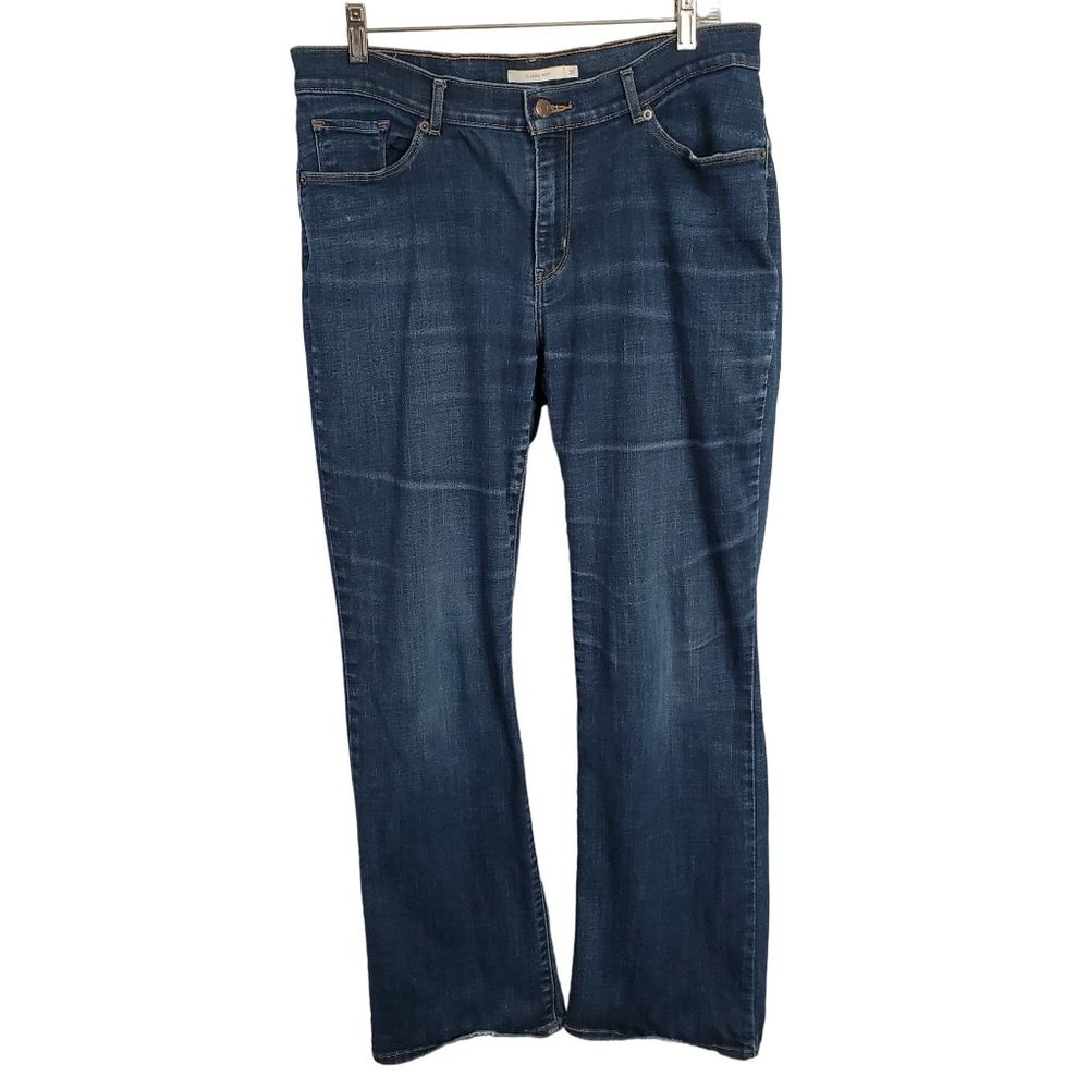 Levi's Womens Size 12 12M 31x32 Jeans Original Bootcut Dark Wash Stretch 34x31 - Picture 1 of 11